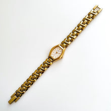 Load image into Gallery viewer, Vintage 1990s Gold-Plated Ladies' Seiko Quartz Watch with White Dial and Intricate Bracelet - Boxed