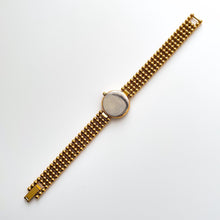 Load image into Gallery viewer, Vintage Ladies' Gold-Plated Michel Herbelin Quartz Watch With Beaded Bracelet and Mother of Pearl Dial