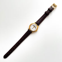 Load image into Gallery viewer, Ladies' Vintage Gold-Plated Lorus Sun & Moon Phase Quartz Watch