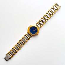 Load image into Gallery viewer, Vintage 1990s Yves Saint Laurent Ladies' Quartz Watch with Two-Tone Bracelet and Blue Dial