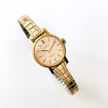 Load image into Gallery viewer, Tiny 1970 gold-plated Omega Genève Ladies' Vintage Mechanical Watch with Expanding Bracelet