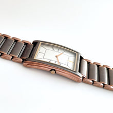 Load image into Gallery viewer, YSL Unisex Quartz Watch – Two-Tone with Rectangular Tank Dial, 1990s