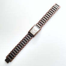 Load image into Gallery viewer, YSL Unisex Quartz Watch – Two-Tone with Rectangular Tank Dial, 1990s