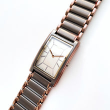 Load image into Gallery viewer, YSL Unisex Quartz Watch – Two-Tone with Rectangular Tank Dial, 1990s