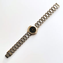 Load image into Gallery viewer, Vintage 1990s Yves Saint Laurent Ladies' Quartz Watch with Two-Tone Bracelet and Black Dial