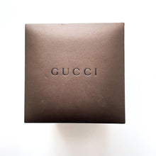 Load image into Gallery viewer, Vintage 1990s Ladies' Gold-Plated Gucci 1500L Bangle Quartz Watch with Rectangular Mother of Pearl Dial - Boxed