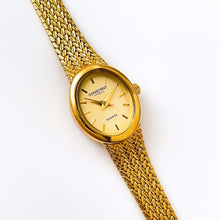 Load image into Gallery viewer, Vintage Ladies' Constant Gold-Plated Quartz Watch with Oval Dial