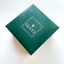 Load image into Gallery viewer, Vintage Ladies' Gold-Plated Gucci 1500 Bangle Quartz Watch with Gold Rectangular Dial - Boxed