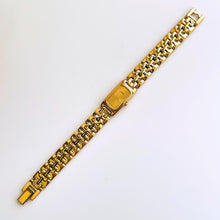 Load image into Gallery viewer, Vintage 1990s Gold-Plated Ladies' Seiko Quartz Watch With Rectangular Dial