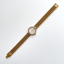 Load image into Gallery viewer, Vintage Ladies' Gold-Plated Michel Herbelin Quartz Watch With Beaded Bracelet and Mother of Pearl Dial