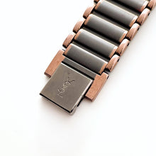 Load image into Gallery viewer, YSL Unisex Quartz Watch – Two-Tone with Rectangular Tank Dial, 1990s
