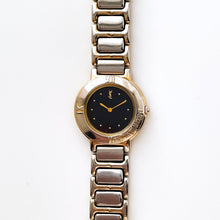 Load image into Gallery viewer, Vintage 1990s Yves Saint Laurent Ladies' Quartz Watch with Two-Tone Bracelet and Black Dial