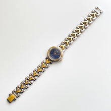 Load image into Gallery viewer, Vintage 1990s Yves Saint Laurent Ladies' Quartz Watch with Two-Tone Bracelet and Blue Dial - Boxed