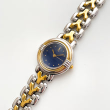 Load image into Gallery viewer, Vintage 1990s Yves Saint Laurent Ladies' Quartz Watch with Two-Tone Bracelet and Blue Dial - Boxed