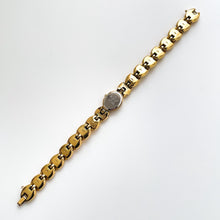 Load image into Gallery viewer, Tiny Vintage 1990s Gold-Plated Ladies' Seiko Quartz Watch With Beaded Bracelet and Oval Dial