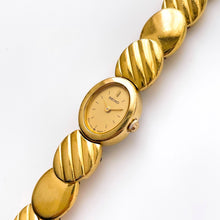 Load image into Gallery viewer, Tiny Vintage 1990s Gold-Plated Ladies' Seiko Quartz Watch With Beaded Bracelet and Oval Dial