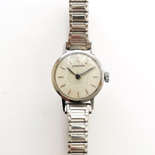Load image into Gallery viewer, Longines Ladies’ Mechanical Watch – Silver-Tone with Expanding Bracelet, 1960s