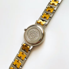 Load image into Gallery viewer, Vintage Two-Tone Hermès Clipper Ladies' Quartz Watch with Round Beige Dial - Boxed