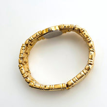 Load image into Gallery viewer, Seiko Half Moon – 18ct Gold-Plated Quartz Watch with MOP Dial, 1990s