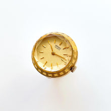 Load image into Gallery viewer, 1970s Ladies' Gold-Plated Seiko Ring Watch with Quartz Movement and Faceted Glass