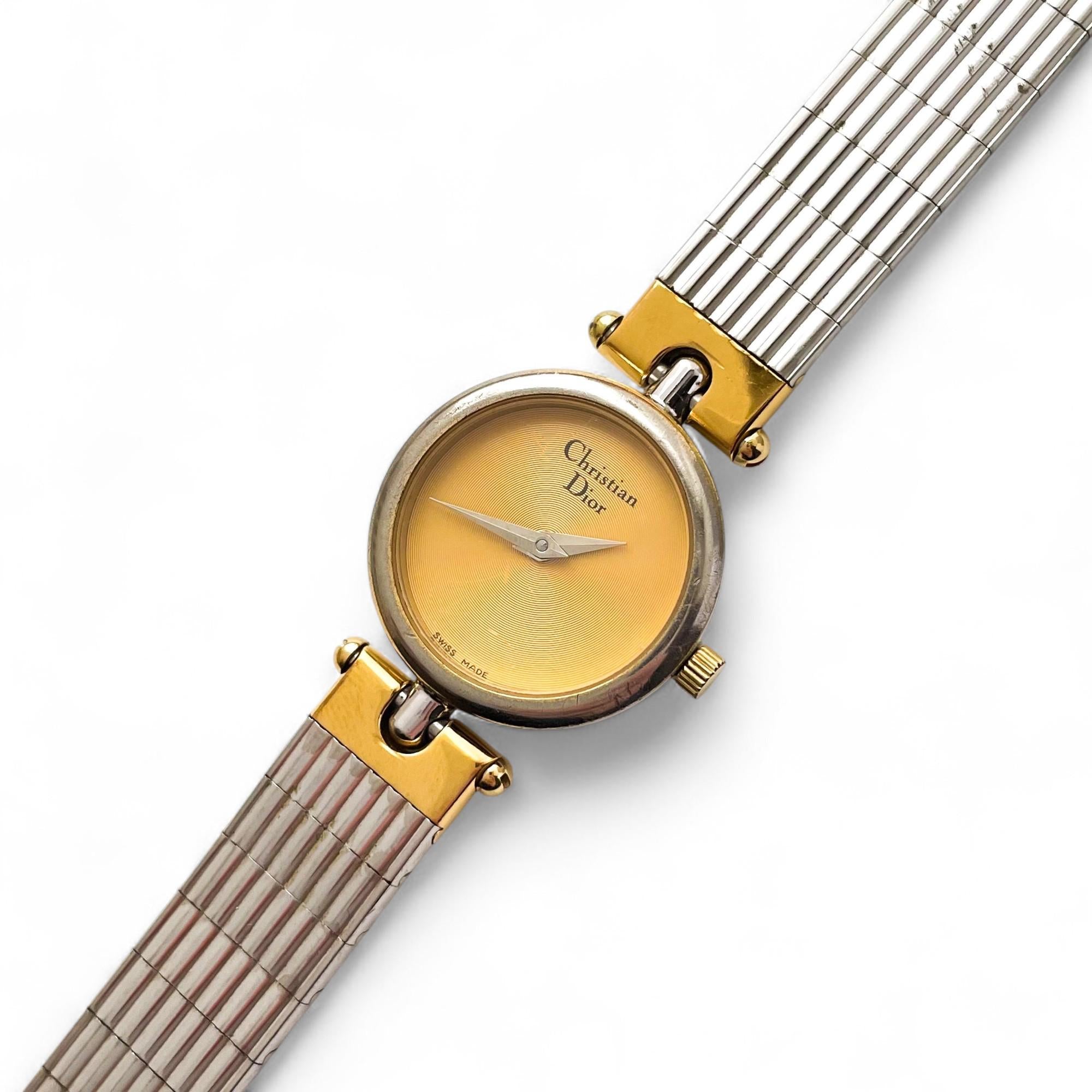 Christian Dior Ladies' Quartz Watch – Two-Tone with Gold