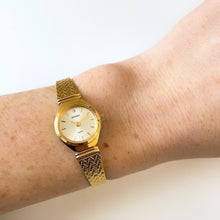Load image into Gallery viewer, Ladies' Sekonda Gold-Tone Quartz Watch with Round Dial