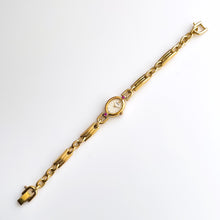 Load image into Gallery viewer, Rare 90s Gold-Plated Seiko Jewellery Quartz Watch - Tiny Dial - Rubies