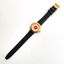 Load image into Gallery viewer, Yves Saint Laurent Ladies’ Quartz Watch – Black Strap, Gold-Plated, 1990s