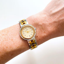 Load image into Gallery viewer, Vintage Two-Tone Hermès Clipper Ladies' Quartz Watch with Round Beige Dial - Boxed