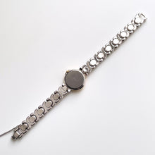 Load image into Gallery viewer, Rare 90s Two-Tone Seiko Tissé Quartz Watch with Round Dial and Thin Bracelet