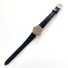 Load image into Gallery viewer, Vintage Ladies Zeon Moon Phase Quartz Watch with Black Leather Strap