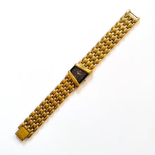 Load image into Gallery viewer, Vintage 90s Gold-Plated Seiko Asymmetrical Quartz Watch - Black Dial