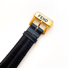 Load image into Gallery viewer, Vintage 90s Unisex Gold-Plated Fendi 500 Quartz Watch with Rectangular Tank-Style Dial
