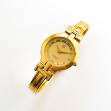 Load image into Gallery viewer, Vintage 90s Gold Ladies' Givenchy 'Millesime' Watch - Crystal-Set Dial