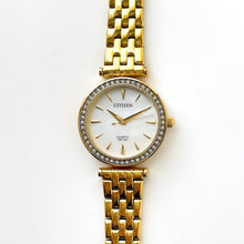 Load image into Gallery viewer, Gold-Plated Ladies' Citizen Quartz Watch - Mother of Pearl Dial