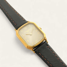 Load image into Gallery viewer, Vintage Ladies' Christian Dior Gold-Plated Quartz Watch - Brown Leather