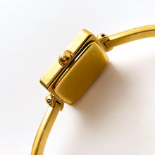 Load image into Gallery viewer, Vintage Gold-Plated Gucci 1900L Bangle Quartz Watch with Square Dial