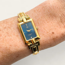 Load image into Gallery viewer, Vintage 1990s Gold-Plated Ladies' Givenchy Quartz Watch - Blue Dial