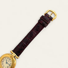 Load image into Gallery viewer, Vintage Cartier Must Colisée Vermeil - Gold-Plated Silver 925 with Beige Dial