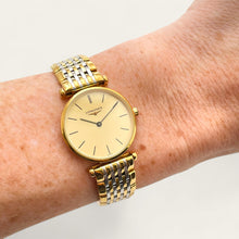Load image into Gallery viewer, Vintage Ladies' Gold-Plated Longines 'La Grande Classique' Two-Tone Quartz Watch