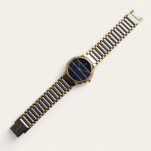 Load image into Gallery viewer, Vintage 1990s Yves Saint Laurent Unisex Quartz Watch - Blue Striped Dial