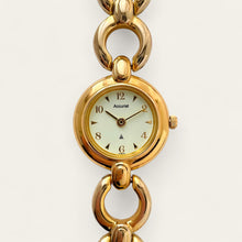 Load image into Gallery viewer, Vintage Ladies' Gold-Plated Accurist Quartz Watch - Beige Round Dial