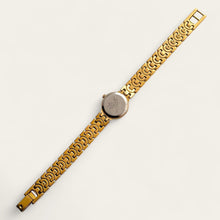 Load image into Gallery viewer, Vintage Ladies' Gold-Plated Accurist Quartz Watch - Gold Round Dial