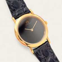 Load image into Gallery viewer, Tiny 1980s Gold-Plated Omega De Ville Ladies' Quartz Watch - Boxed
