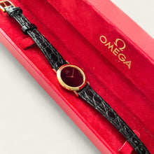 Load image into Gallery viewer, Tiny 1980s Gold-Plated Omega De Ville Ladies' Quartz Watch - Boxed