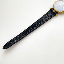 Load image into Gallery viewer, Vintage 1980s Cartier Must Vendome Watch: Gold-Plated Silver, Black Dial