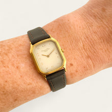 Load image into Gallery viewer, Vintage Ladies' Christian Dior Gold-Plated Quartz Watch - Brown Leather