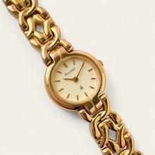 Load image into Gallery viewer, Vintage Ladies' Gold-Plated Accurist Quartz Watch - Beige Round Dial