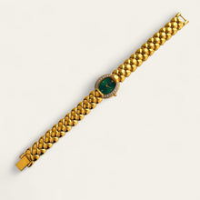 Load image into Gallery viewer, Vintage Gold-Plated Ladies' Citizen Elegance Quartz Watch - Green Dial