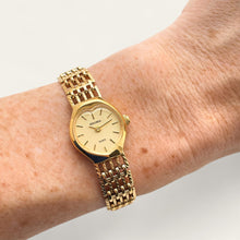 Load image into Gallery viewer, Vintage Ladies' Gold-Plated Heart-Shaped Sekonda Quartz Watch